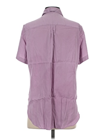 Theory Short Sleeve Silk Top (view 2)