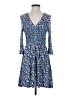 Alya Print Blue Casual Dress Size XS - photo 1