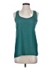 Soprano 100% Polyester Teal Sleeveless Top Size S - photo 1