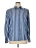 Carlisle Stripes Blue Long Sleeve Button-Down Shirt Size 14 - photo 1