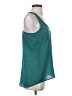 Soprano 100% Polyester Teal Sleeveless Top Size S - photo 4