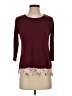 Hannah Burgundy 3/4 Sleeve Top Size S (petite) - photo 1