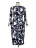 Connected Apparel Paisley Blue Cocktail Dress Size 14 - photo 2