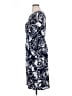 Connected Apparel Paisley Blue Cocktail Dress Size 14 - photo 5