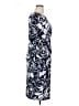 Connected Apparel Paisley Blue Cocktail Dress Size 14 - photo 4