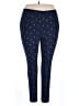 Torrid Hearts Blue Leggings Size 3X Plus (3) - photo 1