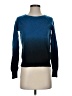 360 Cashmere 100% Cashmere Color Block Blue Cashmere Pullover Sweater Size XS - photo 1