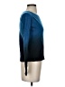 360 Cashmere 100% Cashmere Color Block Blue Cashmere Pullover Sweater Size XS - photo 4