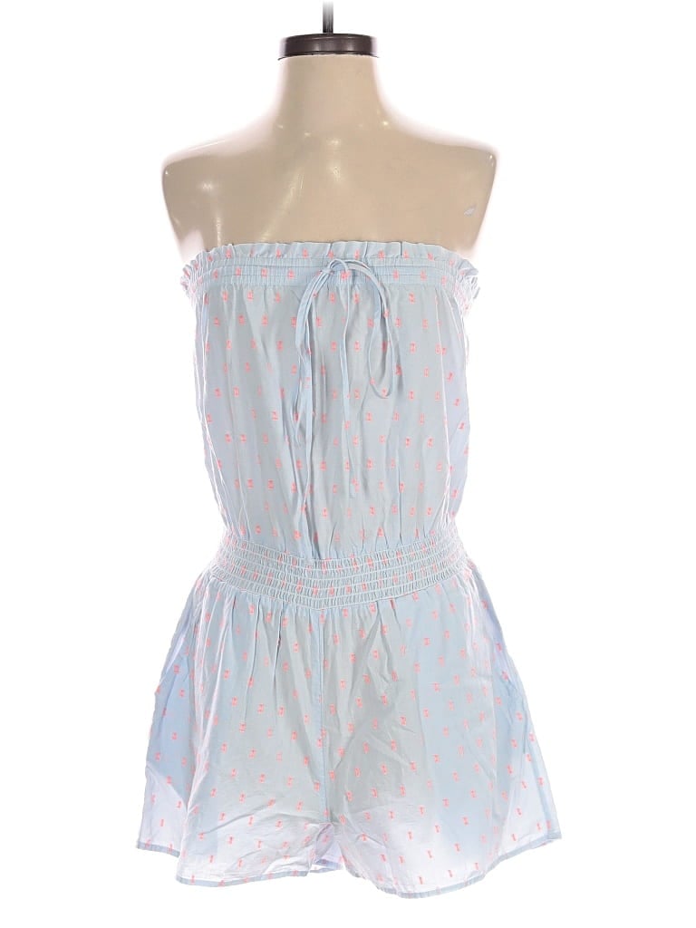 Loft Beach Romper In Blue