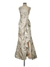 Xscape Silver Gray Cocktail Dress Size 2 - photo 1