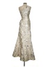 Xscape Silver Gray Cocktail Dress Size 2 - photo 2