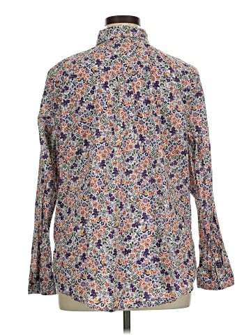 St. John's Bay Long Sleeve Button-Down Shirt (view 2)