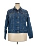 Lands' End Blue Denim Jacket Size 22W - photo 1