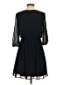 BCX 100% Polyester Solid Black Casual Dress Size S - photo 2