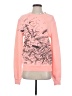 Burberry 100% Cotton Print Pink Orange Sweatshirt Size XS - photo 1