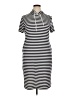 West Loop Stripes Black Casual Dress Size XL - photo 1