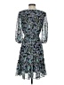 Just... Taylor 100% Polyester Paisley Blue Cocktail Dress Size 4 - photo 2