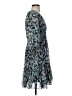 Just... Taylor 100% Polyester Paisley Blue Cocktail Dress Size 4 - photo 4