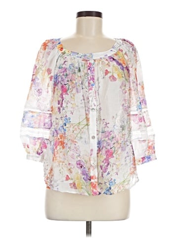 Figueroa & Flower 3/4 Sleeve Blouse (view 1)