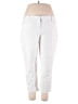 Lands' End Solid White Casual Pants Size 18 - photo 1
