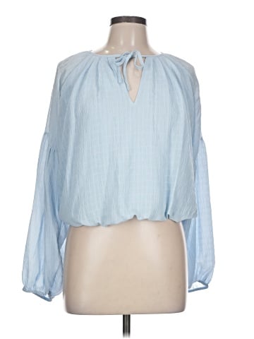 WAYF Long Sleeve Blouse (view 1)