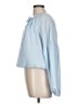 WAYF 100% Polyester Blue Long Sleeve Blouse Size L - photo 5
