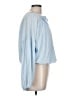WAYF 100% Polyester Blue Long Sleeve Blouse Size L - photo 4
