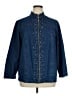 Liz & Me Blue Denim Jacket Size 0X - photo 1