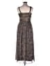 Robbie Bee 100% Polyester Animal Print Brown Casual Dress Size 16 - photo 2