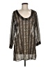 Tommy Bahama 100% Polyester Animal Print Brown Casual Dress Size M - photo 1