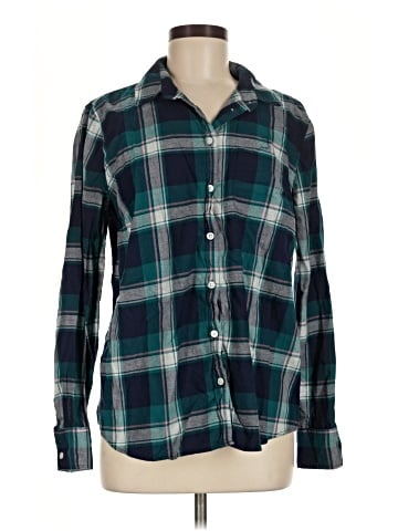 J.Crew Factory Store Long Sleeve Button-Down Shirt (view 1)