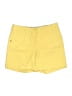 Dalia Collection Solid Yellow Shorts Size 8 - photo 1