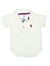 U.S. Polo Assn. Ivory Short Sleeve Onesie Size 6-9 mo - photo 1