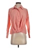 Stateside 100% Cotton Orange Pink Long Sleeve Blouse Size XS - photo 1