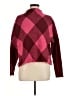 Aqua Argyle Burgundy Pullover Sweater Size M - photo 1
