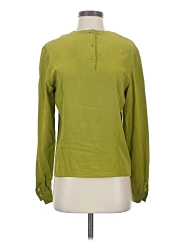 Kasper A.S.L. Long Sleeve Silk Top (view 1)