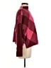 Aqua Argyle Burgundy Pullover Sweater Size M - photo 4