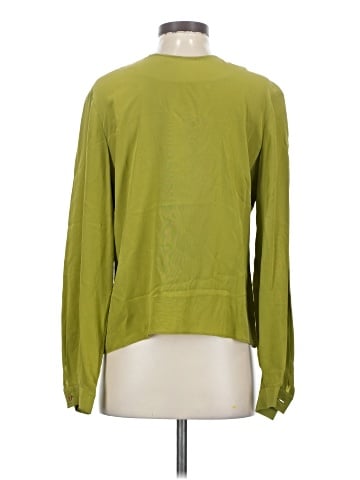 Kasper A.S.L. Long Sleeve Silk Top (view 2)