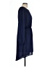 Everly 100% Polyester Solid Blue Casual Dress Size L - photo 4