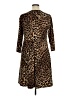MICHAEL Michael Kors Animal Print Brown Casual Dress Size 1X - photo 2