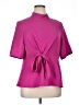 Gracia 100% Polyester Pink Short Sleeve Blouse Size 1X - photo 1