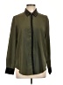 Rock & Republic 100% Polyester Green Long Sleeve Blouse Size L - photo 1