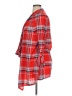 New York Laundry 100% Polyester Plaid Red Kimono Size 1X - photo 5