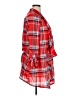 New York Laundry 100% Polyester Plaid Red Kimono Size 1X - photo 4