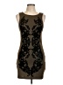TOBI Graphic Brown Cocktail Dress Size L - photo 1