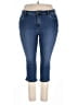 Croft & Barrow Solid Blue Jeans Size 18 - photo 1