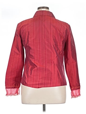 Garnet Hill Long Sleeve Silk Top (view 2)