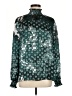 Ted Baker London 100% Polyester Tropical Green Long Sleeve Blouse Size 8 (3) - photo 1