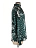 Ted Baker London 100% Polyester Tropical Green Long Sleeve Blouse Size 8 (3) - photo 4