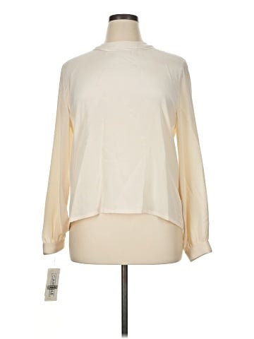 Carlisle Long Sleeve Silk Top (view 1)